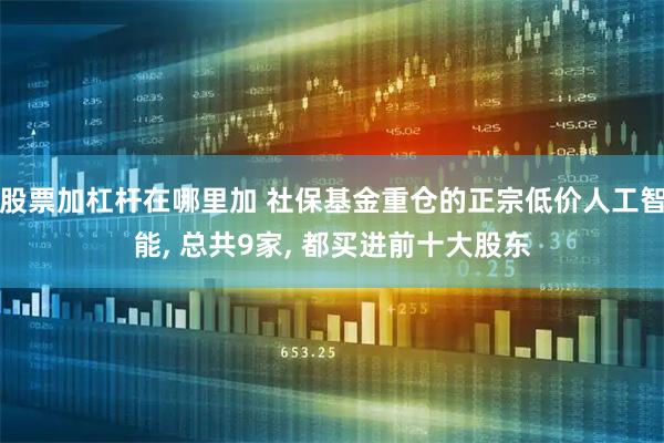 股票加杠杆在哪里加 社保基金重仓的正宗低价人工智能, 总共9家, 都买进前十大股东