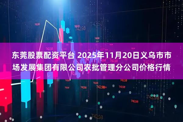 东莞股票配资平台 2025年11月20日义乌市市场发展集团有限公司农批管理分公司价格行情